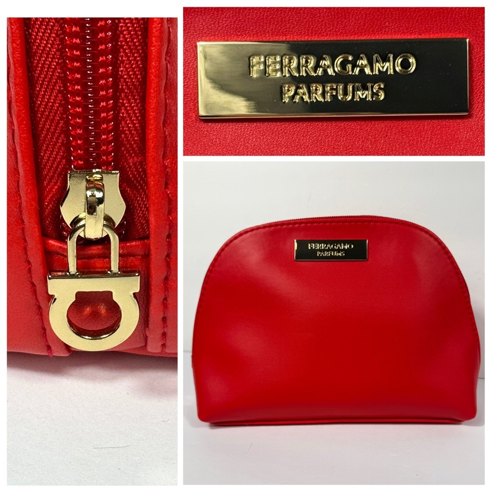 Ferragamo Cosmetic Make-Up Toiletry Bag